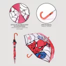 Spiderman Web-Slinger Kinder transparenter Regenschirm Ø71 cm
