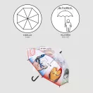 Avengers Kinder transparenter Regenschirm Ø71 cm