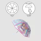 Paw Patrol Believe in Unicorns transparenter Kinder-Regenschirm Ø71 cm