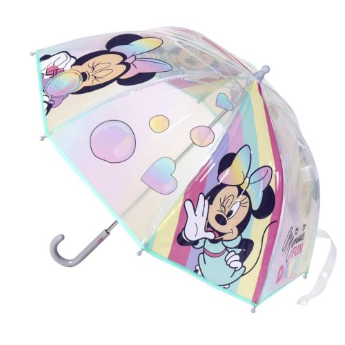 Disney Minnie  Fun Days Kinderdurchsichtiger Regenschirm Ø71 cm