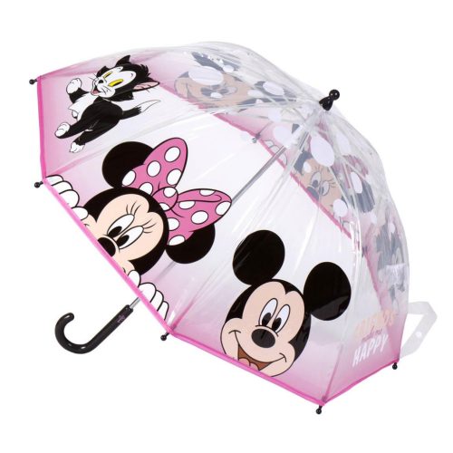 Disney Minnie  Make Me Happy Kindertransparenter Regenschirm Ø71 cm
