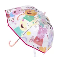 Peppa Wutz Buddies Kinder transparenter Regenschirm Ø71 cm
