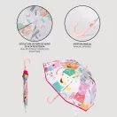 Peppa Wutz Buddies Kinder transparenter Regenschirm Ø71 cm