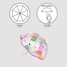 Peppa Wutz Buddies Kinder transparenter Regenschirm Ø71 cm