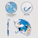 Sonic the Hedgehog Ring transparenter Kinderregenschirm Ø71 cm