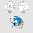 Sonic the Hedgehog Ring transparenter Kinderregenschirm Ø71 cm