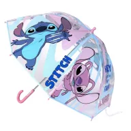   Disney Lilo und Stitch Angel Kinder transparenter Regenschirm Ø71 cm