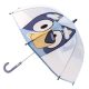 Bluey Kinder transparenter Regenschirm Ø71 cm