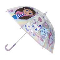   Gabby's Dollhouse Kinder transparenter Regenschirm Ø71 cm