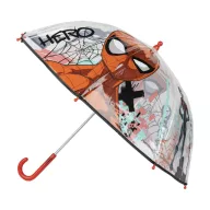 Spiderman Hero Kinder transparenter Regenschirm Ø71 cm