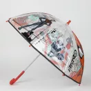 Spiderman Hero Kinder transparenter Regenschirm Ø71 cm