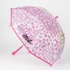 Barbie Glam Kinder durchsichtiger Regenschirm Ø71 cm