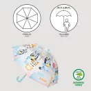 Bluey Bingo Kinder transparenter Regenschirm Ø71 cm