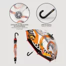 Hot Wheels Race Kinders transparenter Regenschirm Ø71 cm