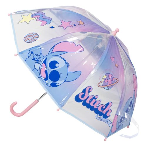 Disney Lilo und Stitch Universe Kinderdurchsichtiger Regenschirm Ø71 cm