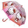 Hello Kitty Dots Kinder transparenter Regenschirm Ø71 cm