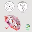 Hello Kitty Dots Kinder transparenter Regenschirm Ø71 cm