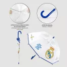 Real Madrid One Color transparenter Kinderregenschirm Ø71 cm