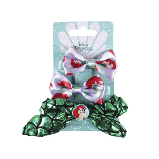Disney Minnie  Ariel Disney Prinzessinnen Haargummi und Clip Set 3 Stk
