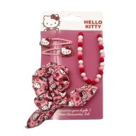 Hello Kitty Pink Halsketten- und Haaraccessoire-Set