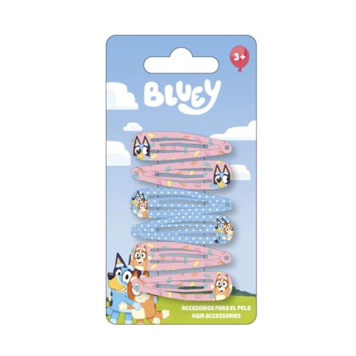 Bluey Dots Haarklammer-Set, 6 Stk