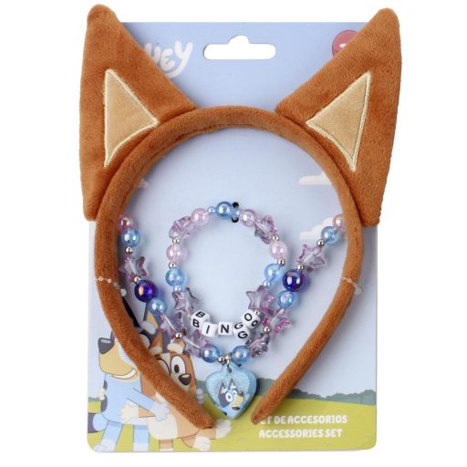 Bluey Bingo Schmuck und Stirnband-Set