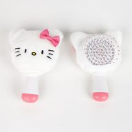Hello Kitty White mini Plüschhaarbürste 13 cm