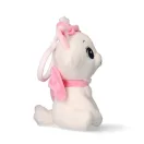 Disney Marie White 3D Plüschfigur mit Aufhänger, Taschenschmuck 13 cm