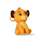 Disney Der König der Löwen Simba 3D Plüschfigur mit Aufhänger, Taschendekoration 13 cm