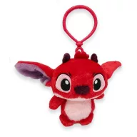   Disney Lilo und Stitch Pink Rote 3D Plüschfigur mit Aufhänger, Taschenanhänger 12 cm