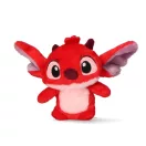Disney Lilo und Stitch Pink Rote 3D Plüschfigur mit Aufhänger, Taschenanhänger 12 cm