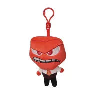   Disney Classics Anger Disney Alles steht Kopf 3D Plüschfigur mit Aufhänger, Taschenschmuck 12 cm