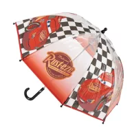 Disney Cars Flag Kinder durchsichtiger Regenschirm Ø71 cm