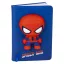 Spiderman 3D Notizbuch, liniertes Notizheft