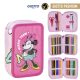 Disney Minnie Team gefülltes Federmäppchen 3 Etagen
