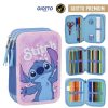 Disney Lilo und Stitch Hibiscus gefülltes Federmäppchen 3 Etagen