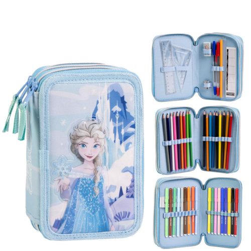 Disney Eiskönigin Frosty 3-stöckiges gefülltes Federmäppchen