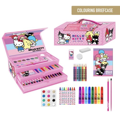 Hello Kitty Friends Schreibwarenset im Koffer