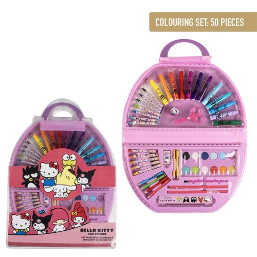 Hello Kitty Friends 50-teiliges Schreibwarenset