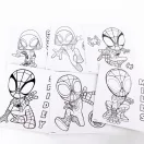 Spiderman Spidey Friends Malset nach Zahlen