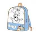 Bluey Friends ausmalbarer Rucksack, Tasche 38 cm