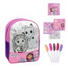 Gabby's Dollhouse Gabdorable  Färbbare Rucksack, Tasche 38 cm