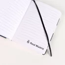 Real Madrid Ball gepolstertes Notizbuch, liniertes Notizbuch