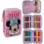 Disney Minnie Pink Dots gefülltes 3-stöckiges Federmäppchen Giotto
