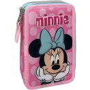 Disney Minnie Pink Dots gefülltes 3-stöckiges Federmäppchen Giotto