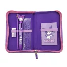 Hello Kitty Kuromi Purple gefülltes 2-stöckiges Plüschfedermäppchen