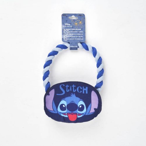 Disney Lilo and Stitch Quietschendes Plüsch- und Seil-Hundespielzeug