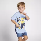 Bluey Mosaic Kinder T-Shirt kurz, Oberteil 3 Jahre / 98 cm