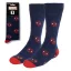 Spiderman Mini Head Erwachsene lange Socken 38/45