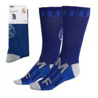 Real Madrid Blue Erwachsene lange Socken 38/45